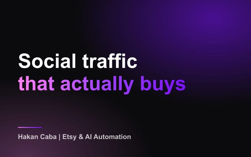 Etsy Social Media Traffic: Share & Save Guide